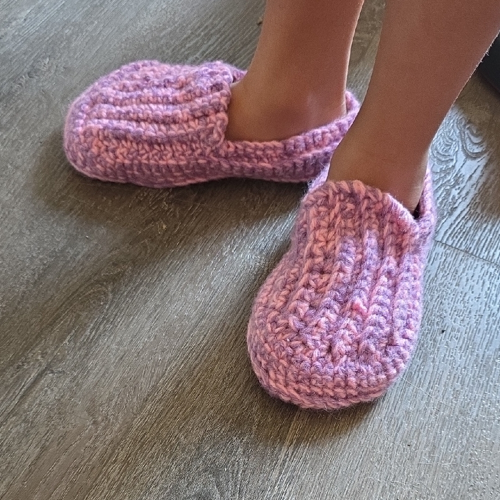 Cozy Kids' Pink Slippers